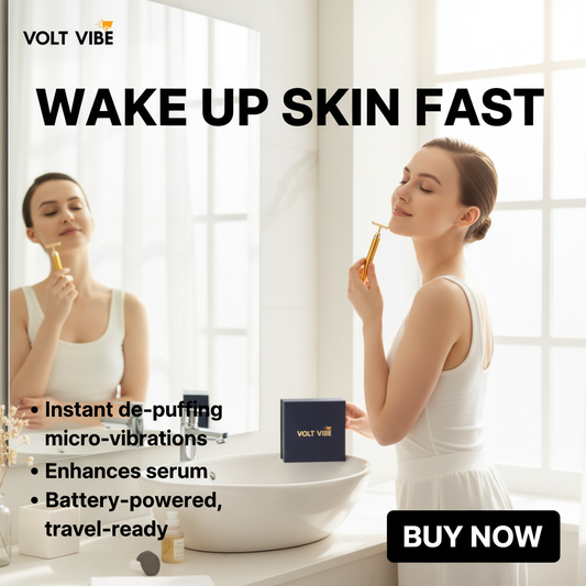 24K Gold Energy Beauty Bar – Electric Face Lifting & Anti-Aging Massage Roller