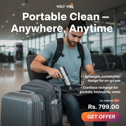 Portable Air Duster Wireless Vacuum Cleaner