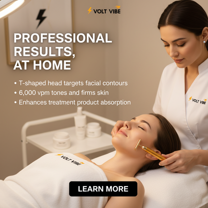 24K Gold Energy Beauty Bar – Electric Face Lifting & Anti-Aging Massage Roller