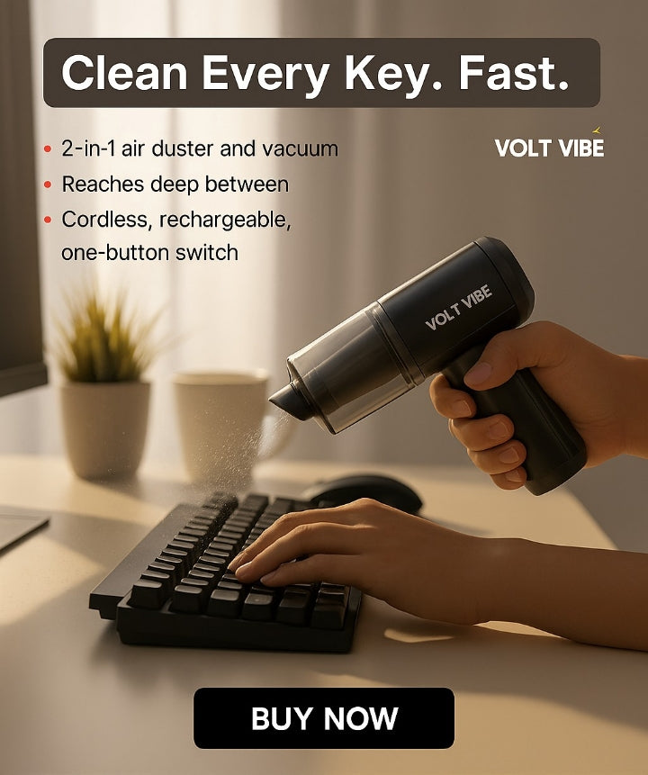 Portable Air Duster Wireless Vacuum Cleaner