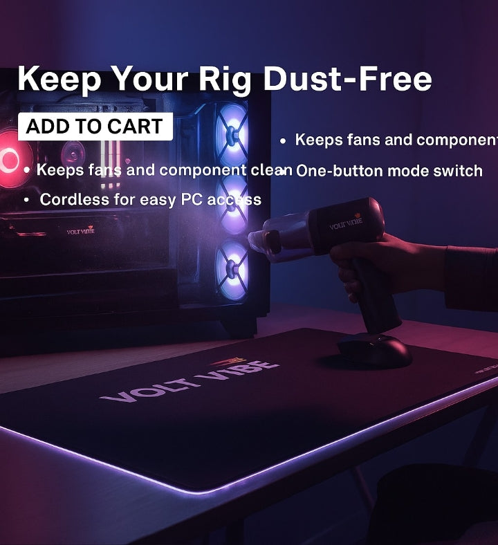 Portable Air Duster Wireless Vacuum Cleaner