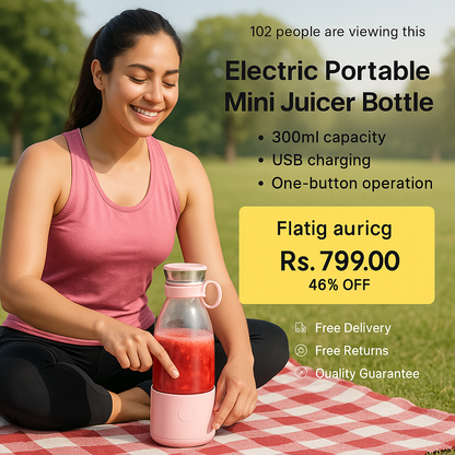 Electric Portable Mini Juicer Bottle
