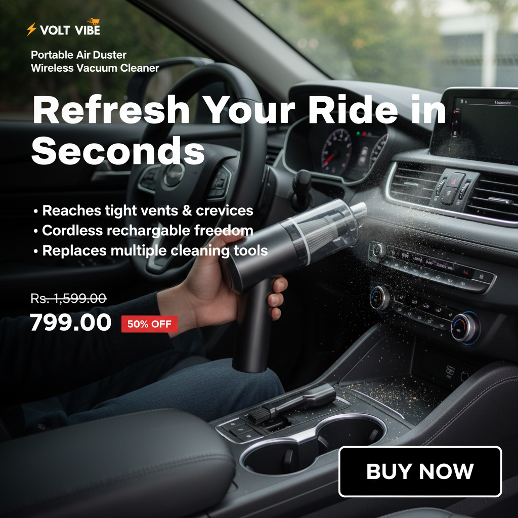 Portable Air Duster Wireless Vacuum Cleaner