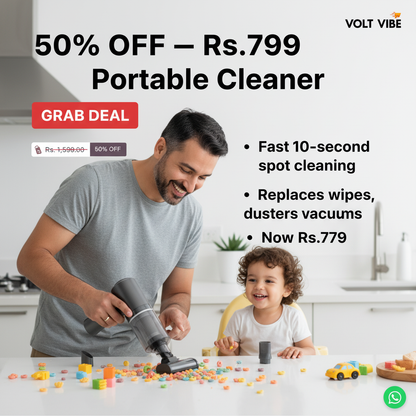 Portable Air Duster Wireless Vacuum Cleaner