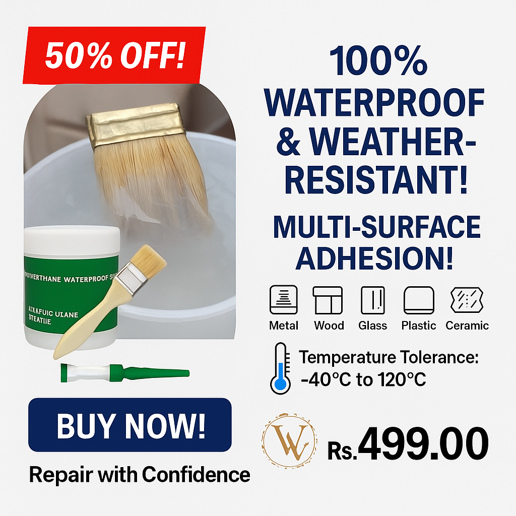 "Efficient Leak Sealing Waterproof Glue"